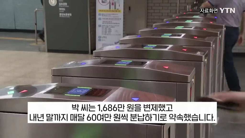 부정승차 벌금 1900만원 안내고 버틴 30대녀의 최후 6