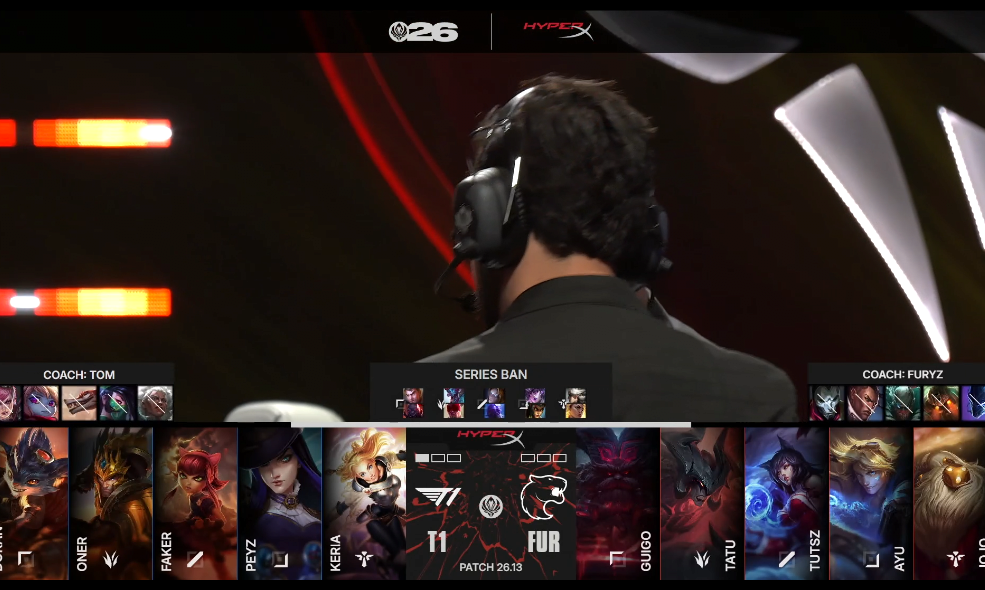 T1 vs FUR 2셋 밴픽