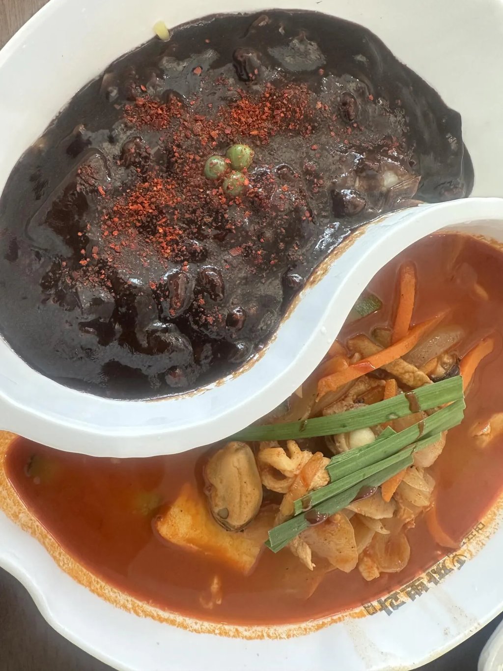 오랜만에 짬짜면