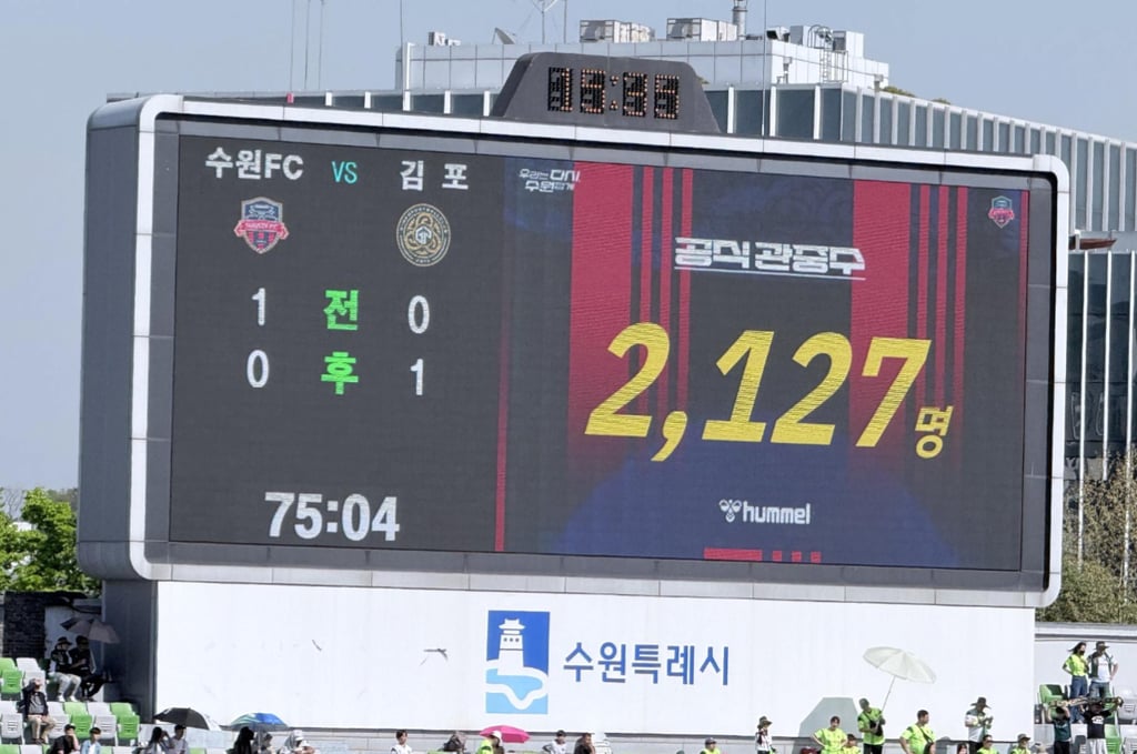 수원시 세금 150억 지원 받는 구단, 주말 관중수 ㄷㄷ