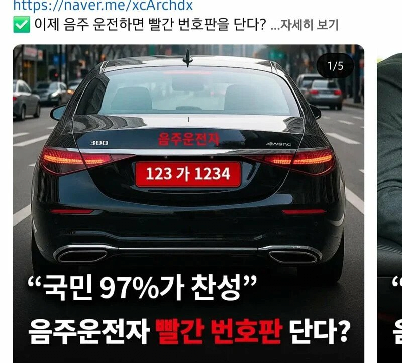 압도적 찬성 받은 빨간 번호판 정책