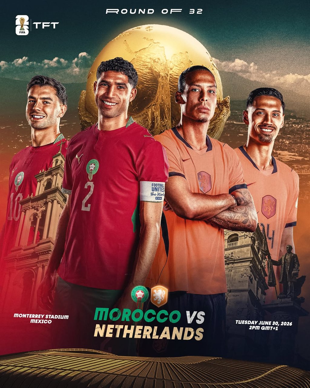 06/30 10:00 경기 FIFA 북중미 월드컵 네덜란드 (-0.5) vs 모로코 2