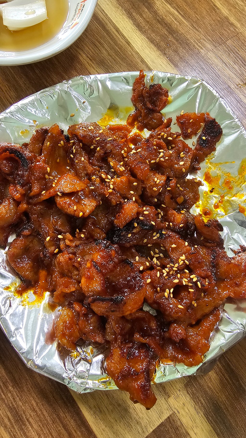 묵밥, 고기 1