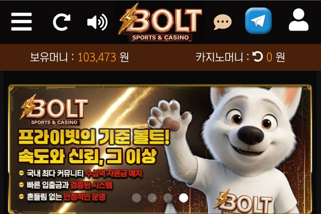 볼트카지노 후기 1