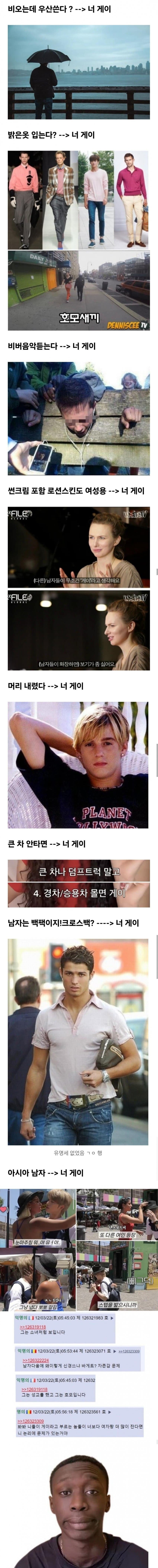 서양에서 게이 체크 하는법 2