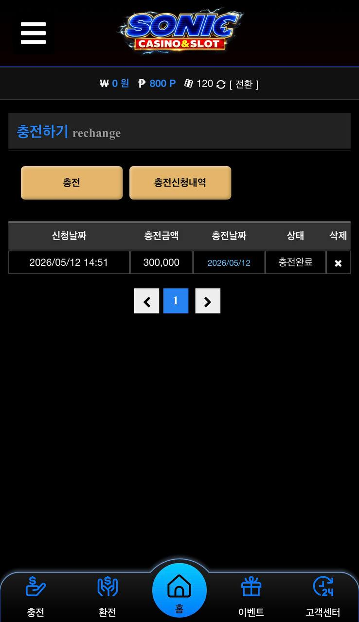소닉 30충 결과