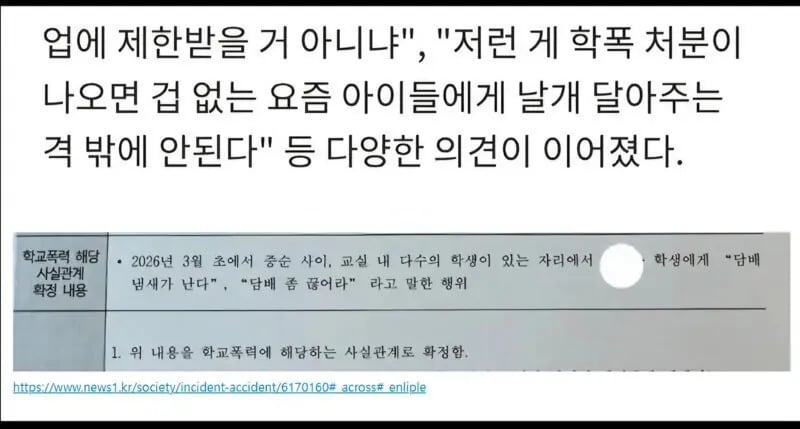 '흡연 영상' 틱톡에 올린 여중생…'담배 끊어라' 말한 남학생은 학폭 처분 2