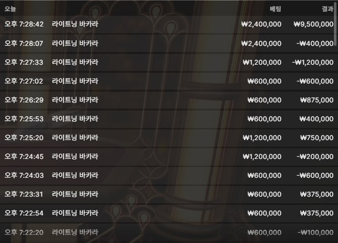 라이트닝바카라 1500만원 환전 2