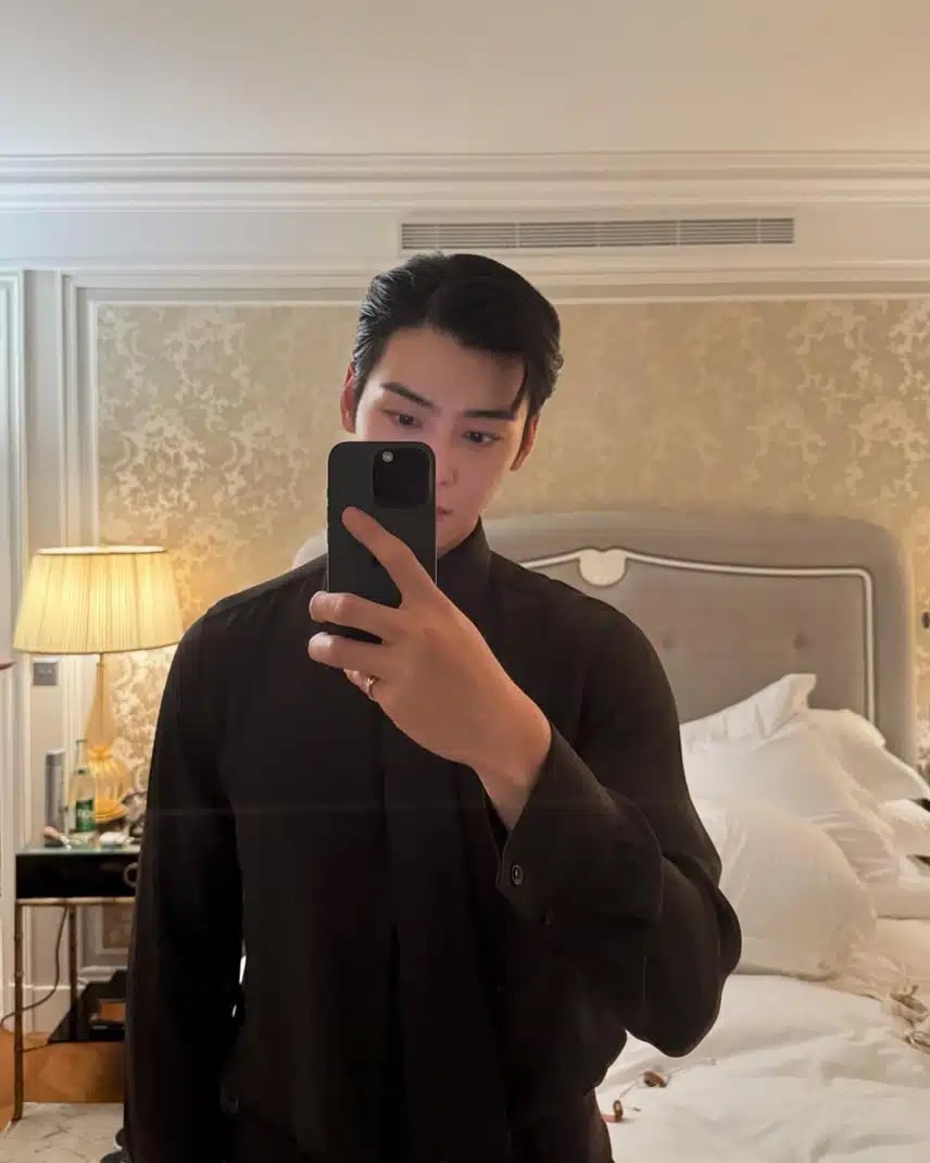 거울보고 왔는데