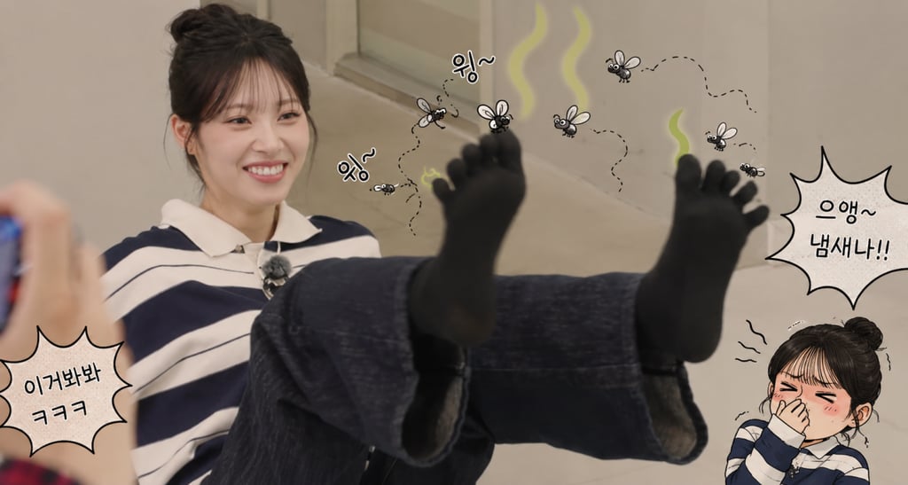 발가락 양말 신은 여자아이돌 2