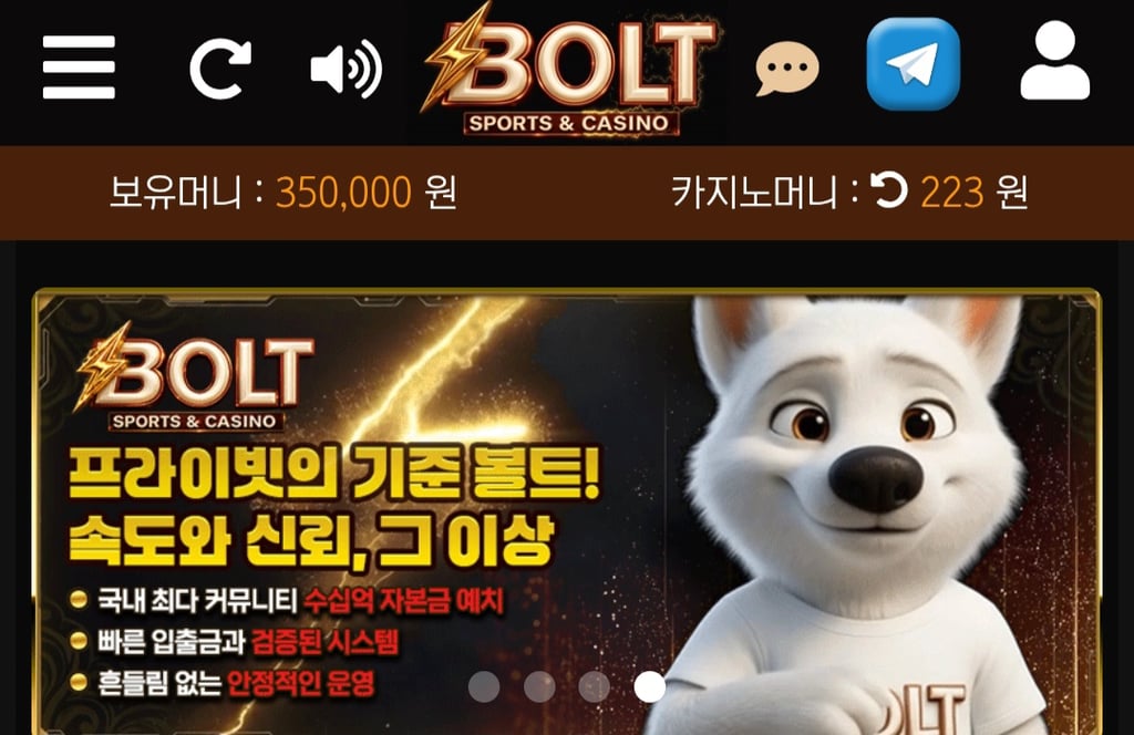 볼트카지노 후기 1