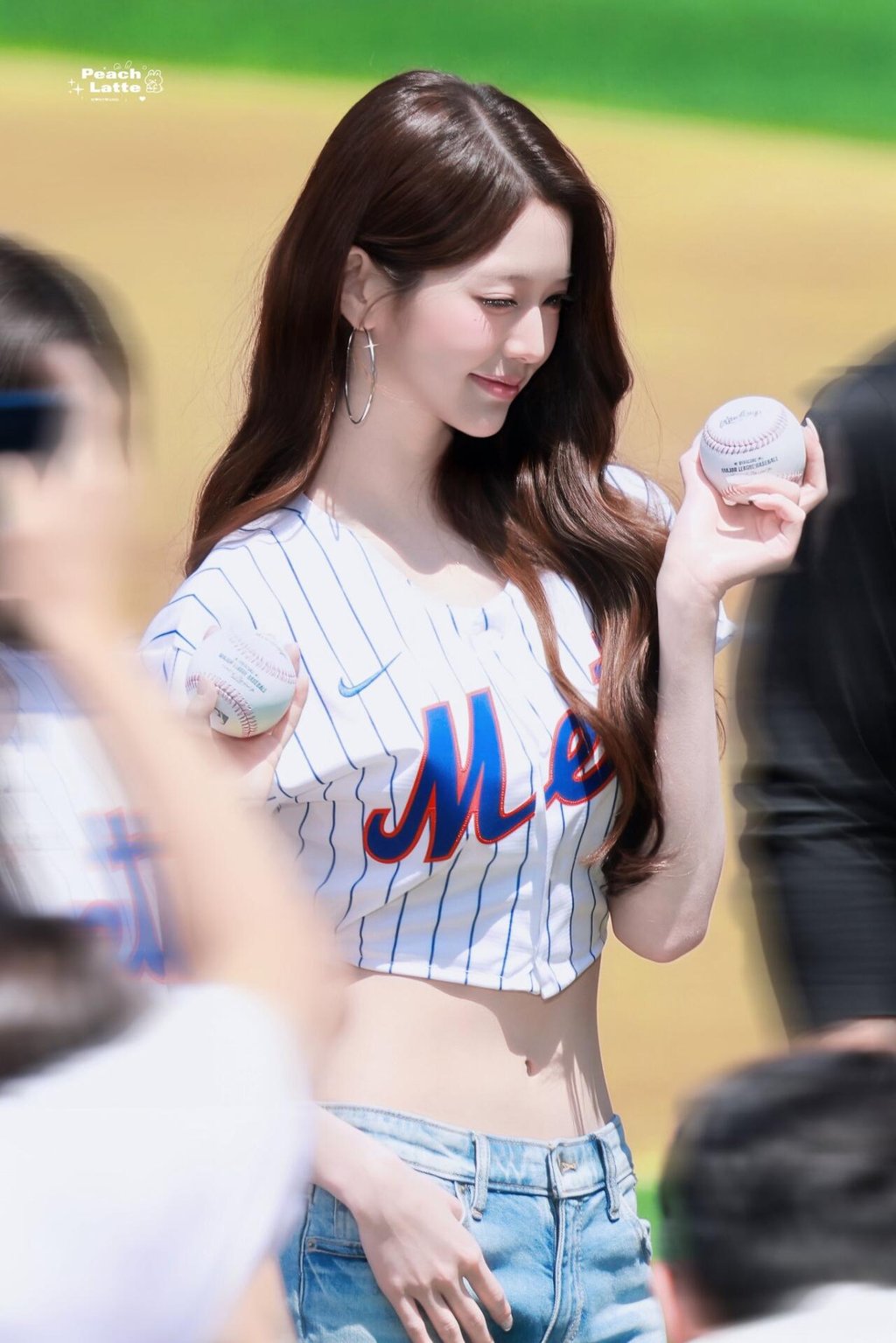 뉴욕 메츠 시구 나선 장원영 ㄷㄷ 1