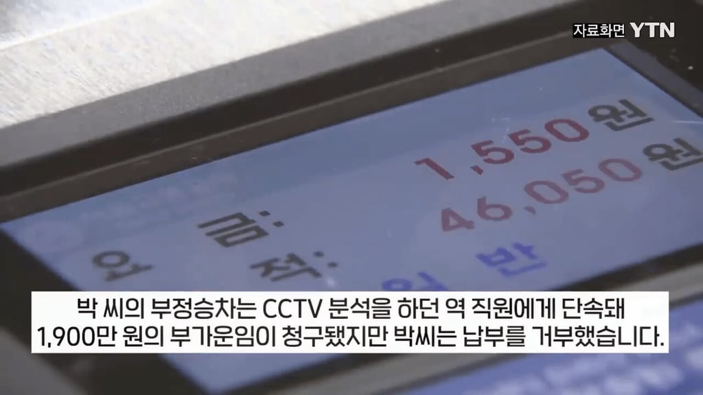 부정승차 벌금 1900만원 안내고 버틴 30대녀의 최후 3