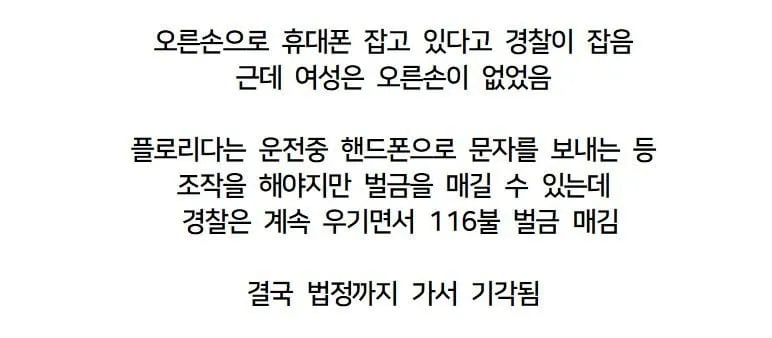 경찰도 예상 못한 운전 중 휴대폰 단속 결과 2