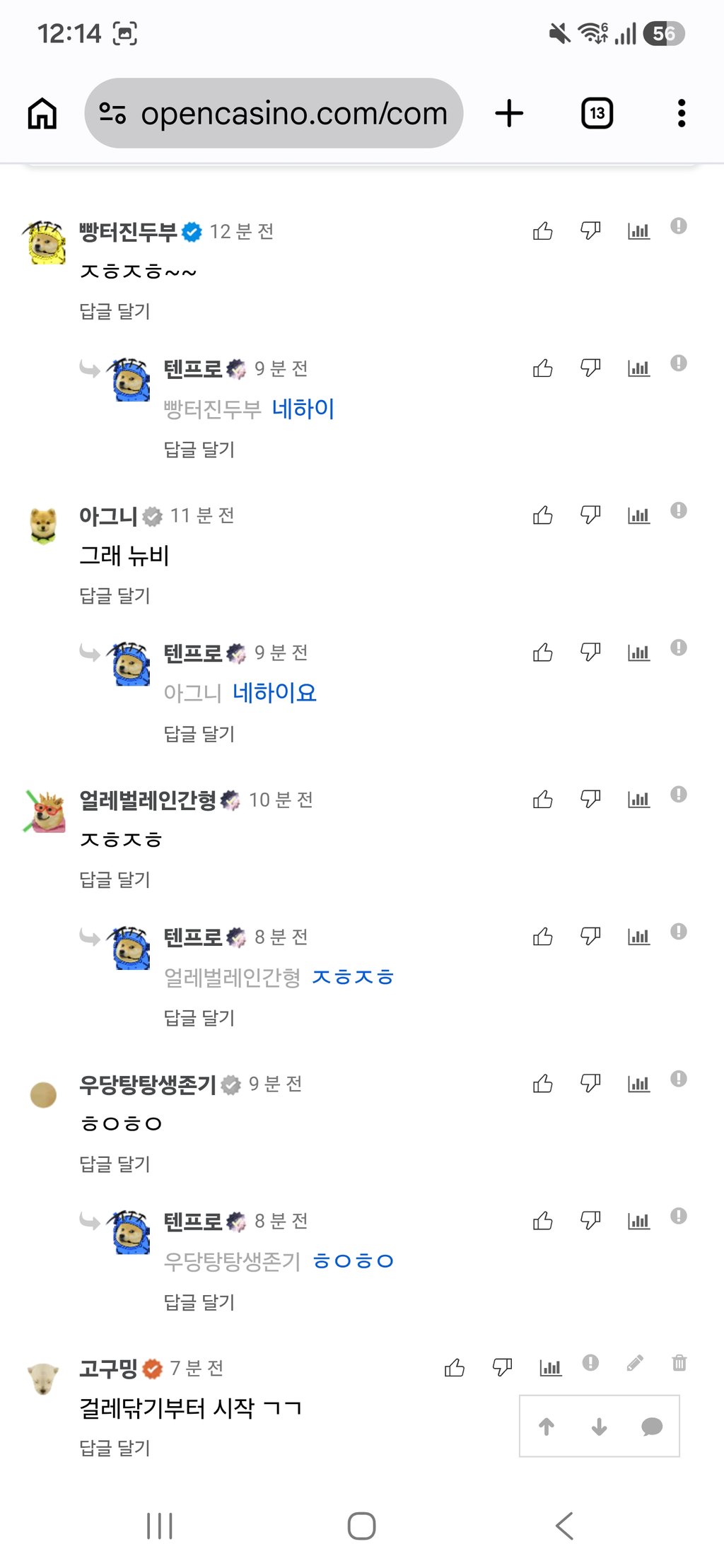 뉴비 기강 잡으려했는데 2