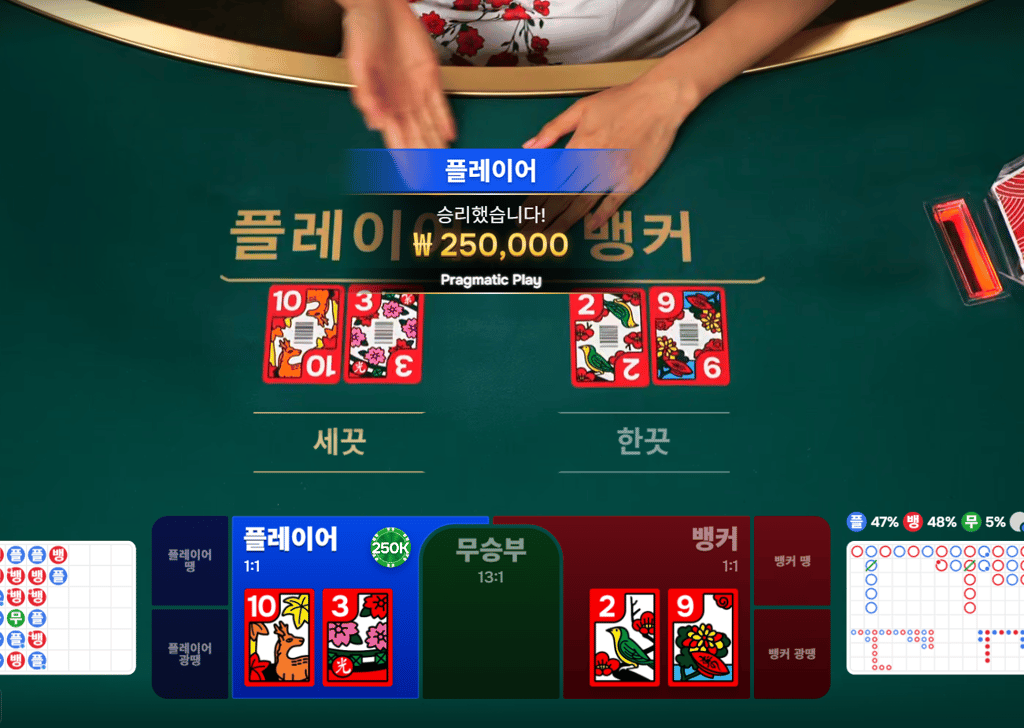 보스카지노 섯다 바카라!