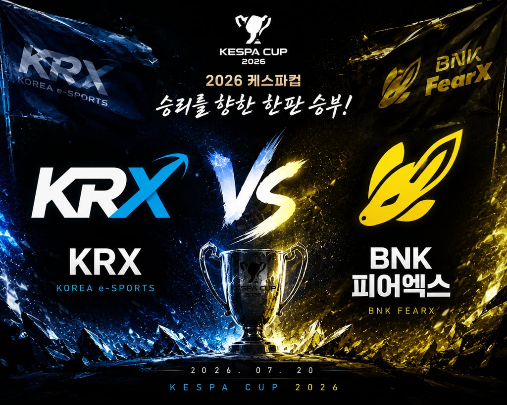 7/20 18:00 경기 KeSPA Cup #단판# KRX vs BNK피어엑스 2