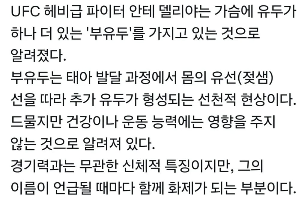 약혐) UFC 삼유두 레전드 1