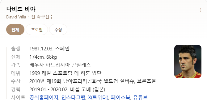 스페인 축구선수 누구 제일 좋아했음?