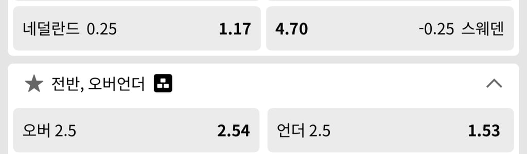 전반 언더 아직도 1.53임