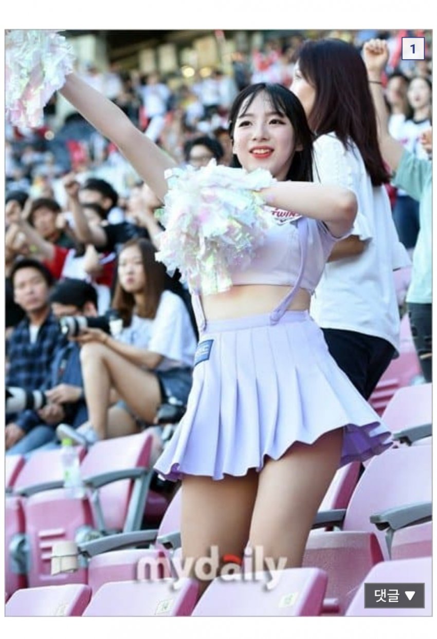하지원 치어리더 1