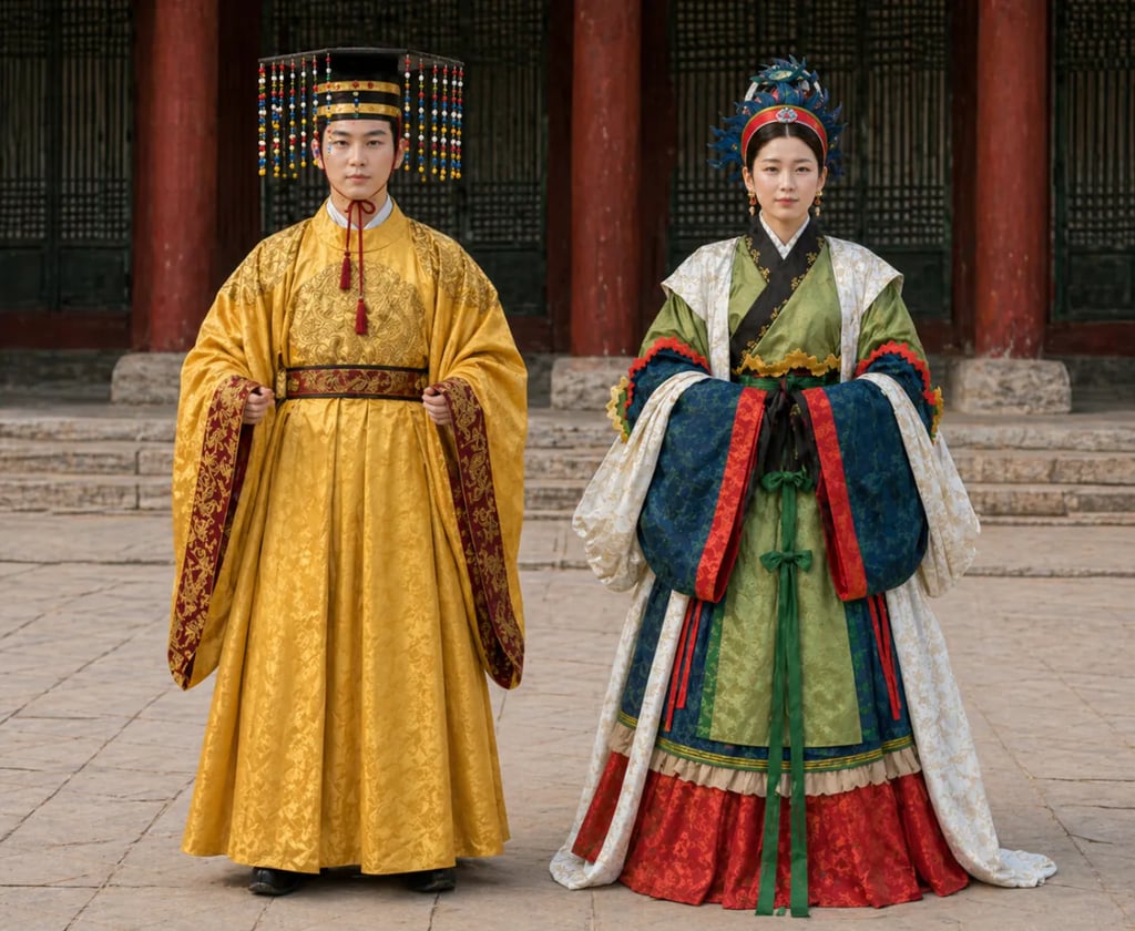 AI로 만들어본 한국의 시대별 복식 4