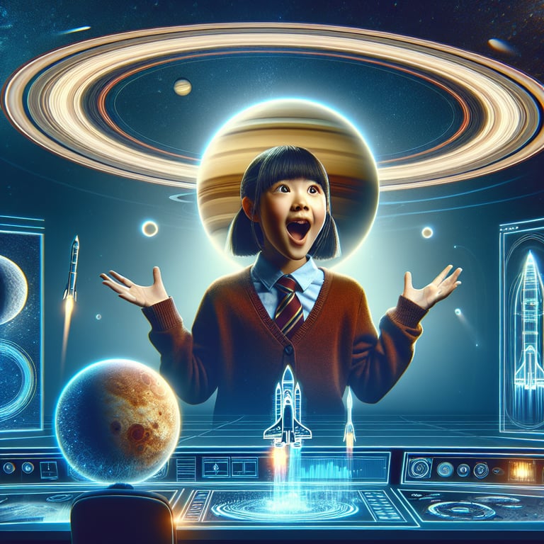 Middle Schooler Maggie Hou Takes NASA by Storm with Mission to Saturn's Moon