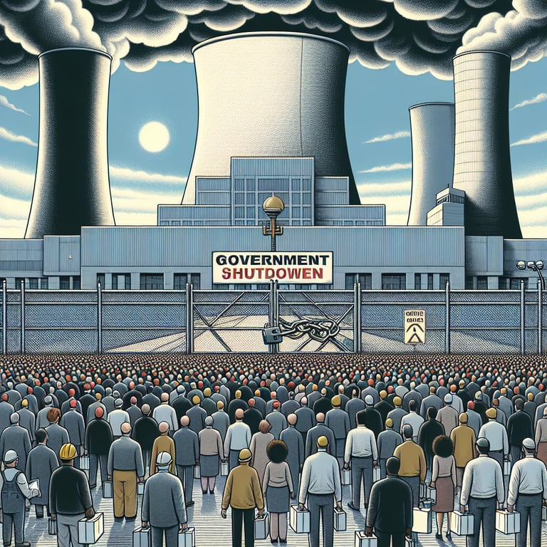 U.S. Government Shutdown Sparks Mass Layoffs Among Nuclear Arms Workers!