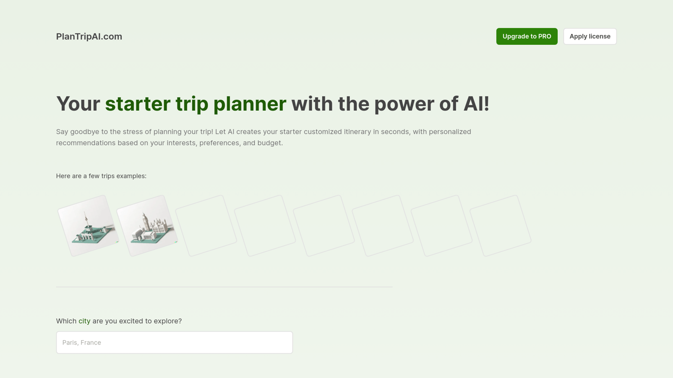 PlanTripAI