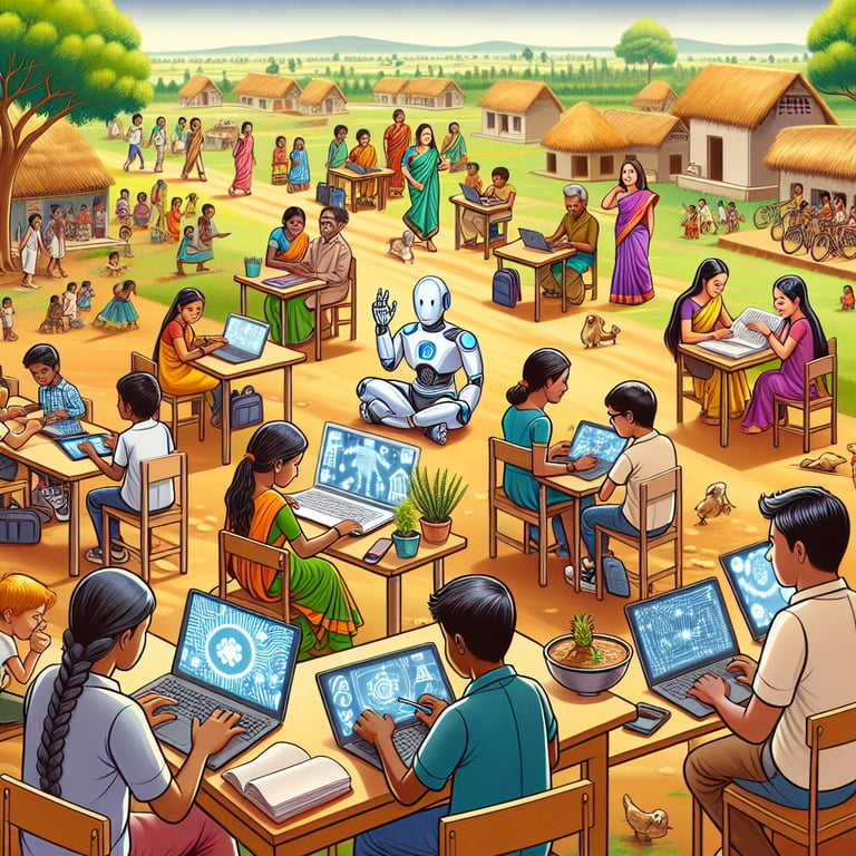 Remote Telangana Students Leverage AI for Enhanced Learning!