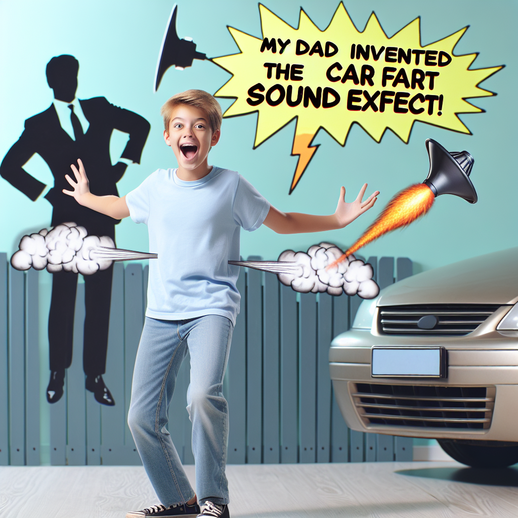 Elon Musk's Son Declares: "My Dad Invented the Car Fart!"