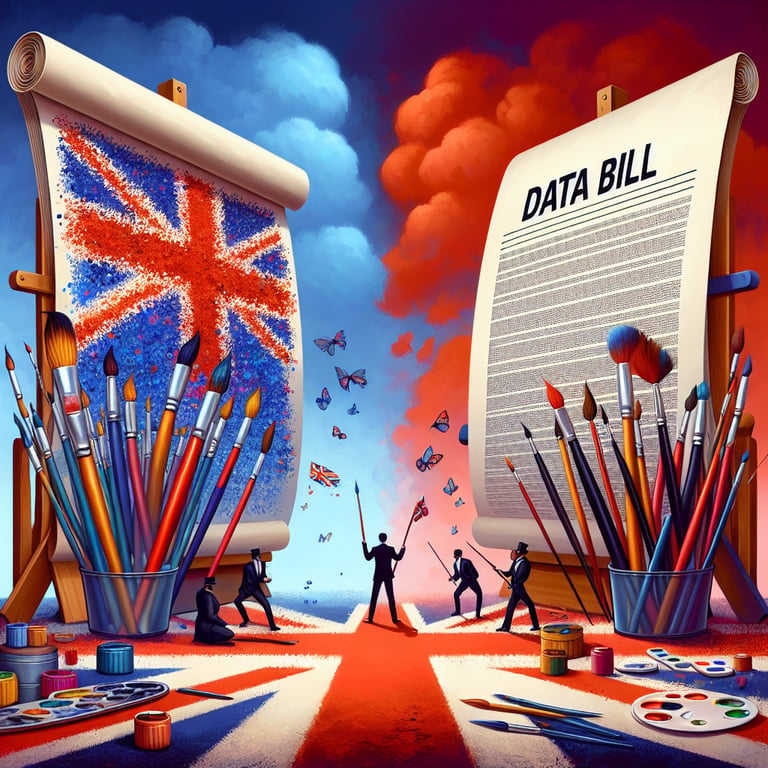 AI Showdown: UK Artists vs. The Data Bill