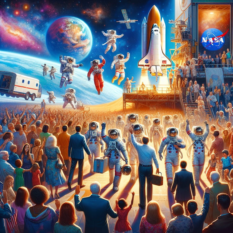 NASA's Star Astronauts Back on Earth After Epic Nine-Month Space Adventure!