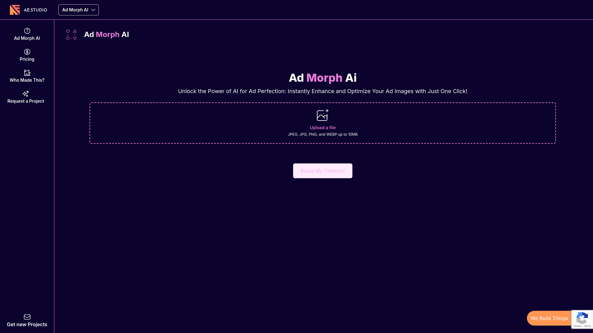 Ad Morph AI screenshot