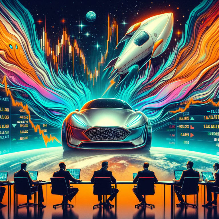 Tesla Takes a Tumble as Space Stocks Soar: Trump's Orders Send Market into a Tailspin
