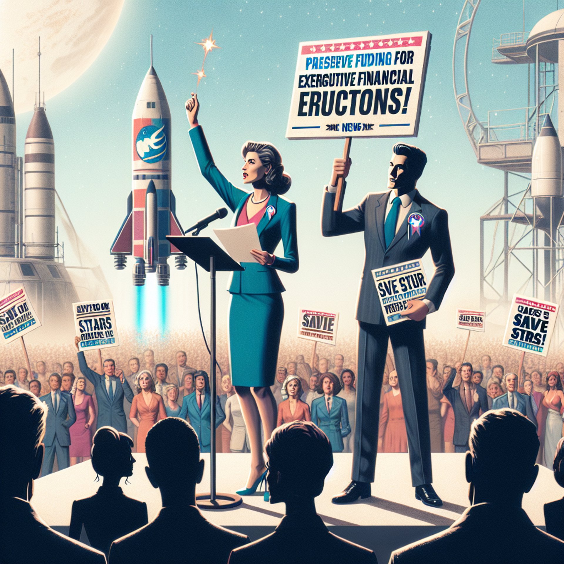 Senators Alsobrooks and Schiff Rally to Save NASA Funding from Executive Cuts!