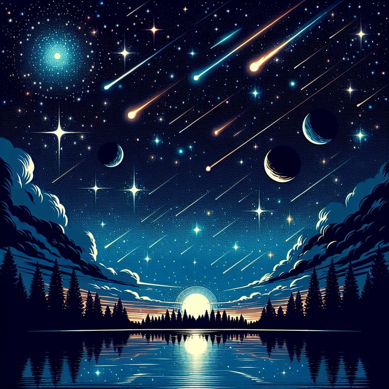 January 2025 Skywatching: A Celestial Delight with Meteor Showers and Planetary Conjunctions!