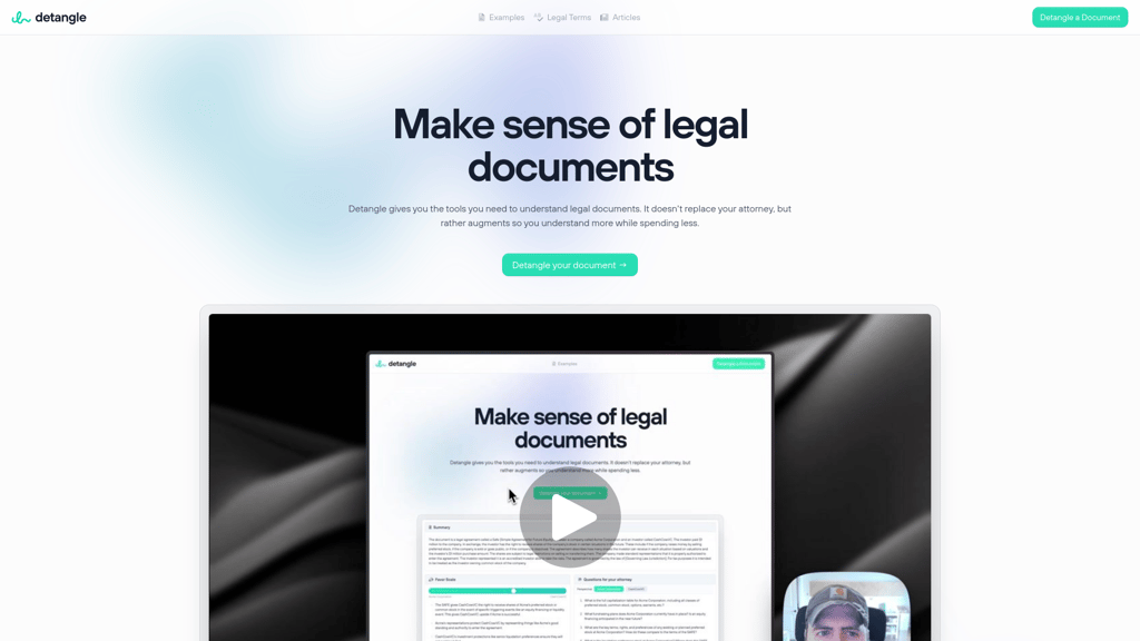 DetangleAI screenshot