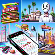 California Business Headlines: In-N-Out Explores Mobile Ordering, Disney Faces Layoffs, and Anti-Capitalist Arson Case Unfolds