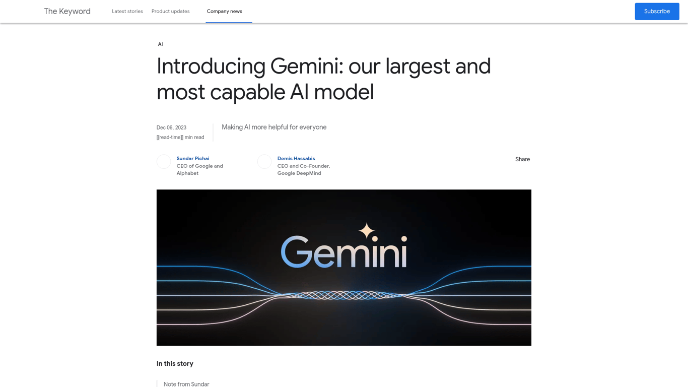 Gemini by Google
