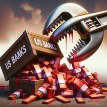 US Banks Stumble on $650bn Unrealized Bond Losses as Interest Rates Bite