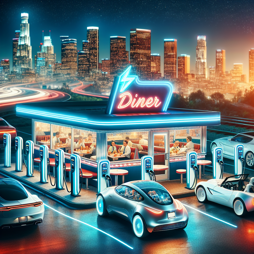 Tesla's Innovative Drive-In Diner Supercharger Nears Launch in LA