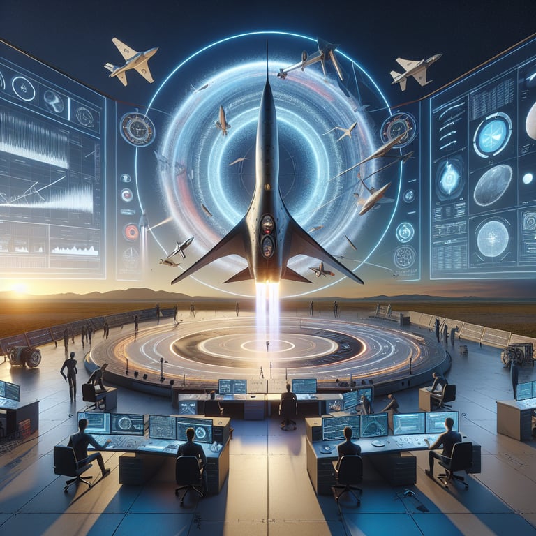 NASA's X-59 Quiet Supersonic Jet Passes Grounded Flight Simulations