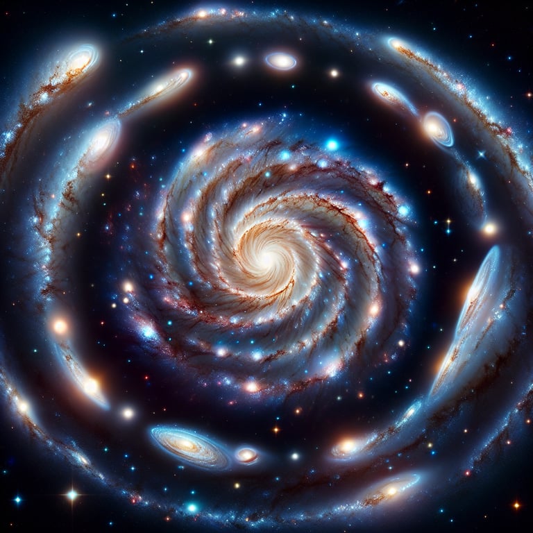 Bullseye Galaxy's Nine Rings Stun Astronomers