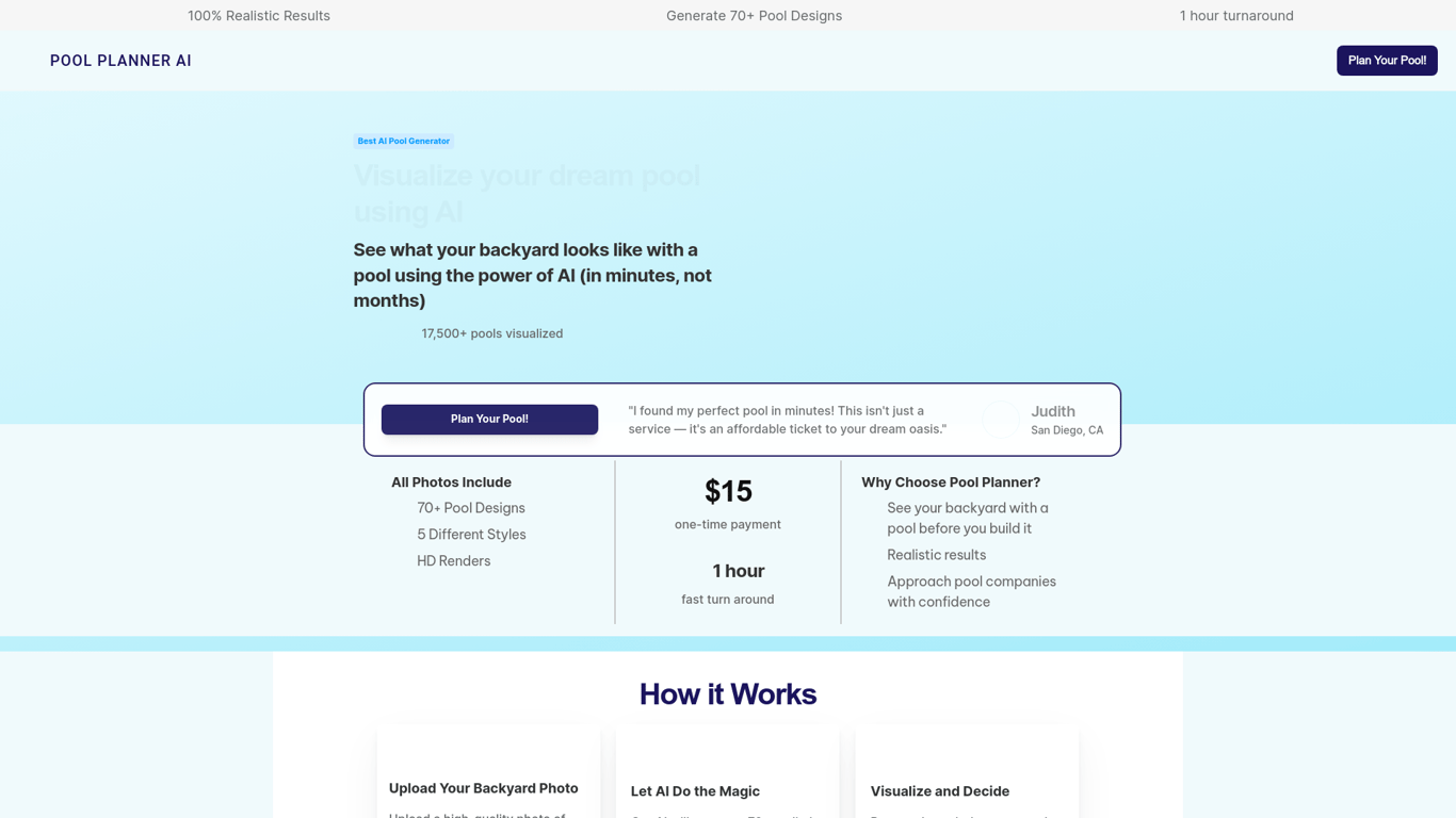 Pool Planner AI