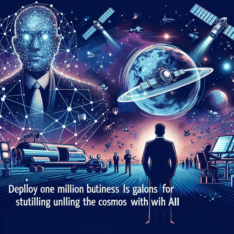 Elon Musk's Stellar Ambition: One Million Satellites to Revolutionize AI in Space