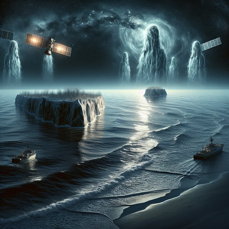 NASA Satellites Capture Mysterious 'Ghost Island' Appearance and Disappearance in Caspian Sea