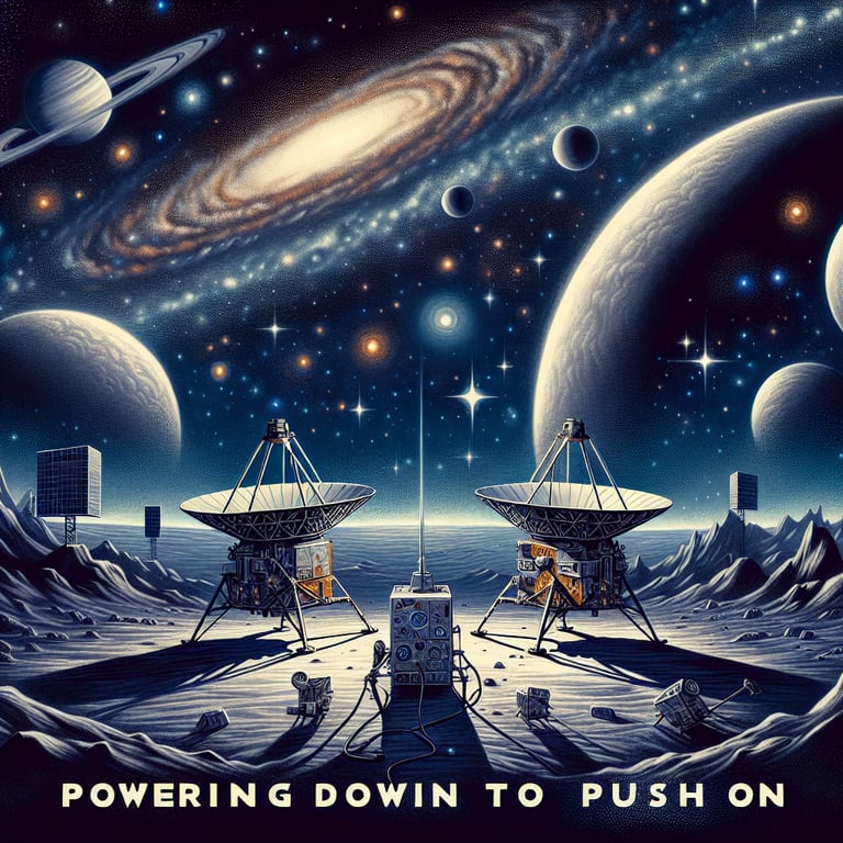 Powering Down to Push On: NASA's Balancing Act with Voyager Probes
