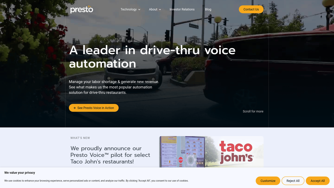 Thumbnail image for Presto