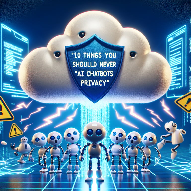 10 Things You Should Never Tell AI Chatbots: Protect Your Privacy with ChatGPT & Friends!